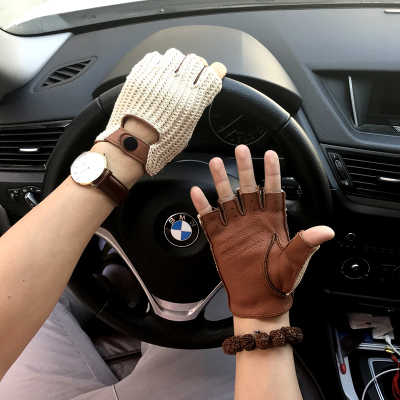 Leather Driving Glove - 2025 新しい男性本革手袋男性シープスキン機械工手袋革ドライビンググローブ男性革ドライバーグローブ