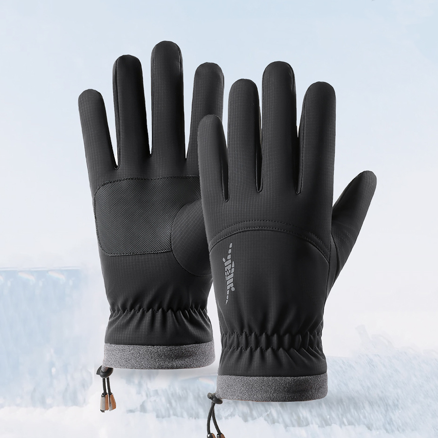 Gardening Glove Waterproof - 防風スキーグローブメンズウィンターグローブ防水厚みのあるサーマルグローブ滑り止めパーム防寒スキー用サイクリング