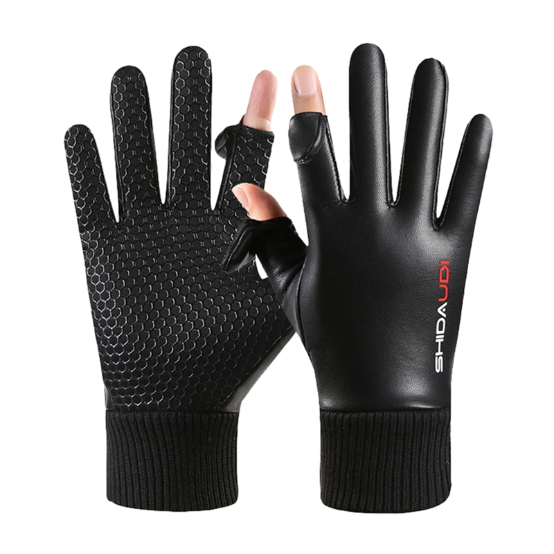 Heat Resistant Glove - オートバイフリース裏地サーマルグローブタッチスクリーン防水フルフィンガーカバーバイクサイクリング乗馬雪スキー暖かいミトン