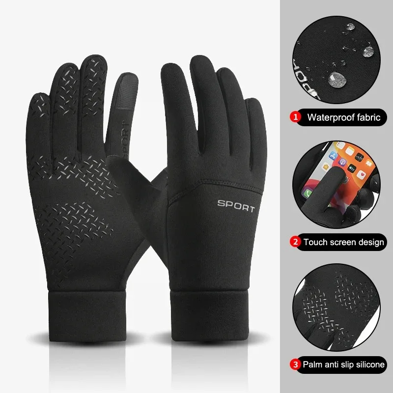 Magic Touch Glove - 2026年冬用タッチスクリーン手袋 男女兼用 フルフィンガー ランニング ジム フィットネス