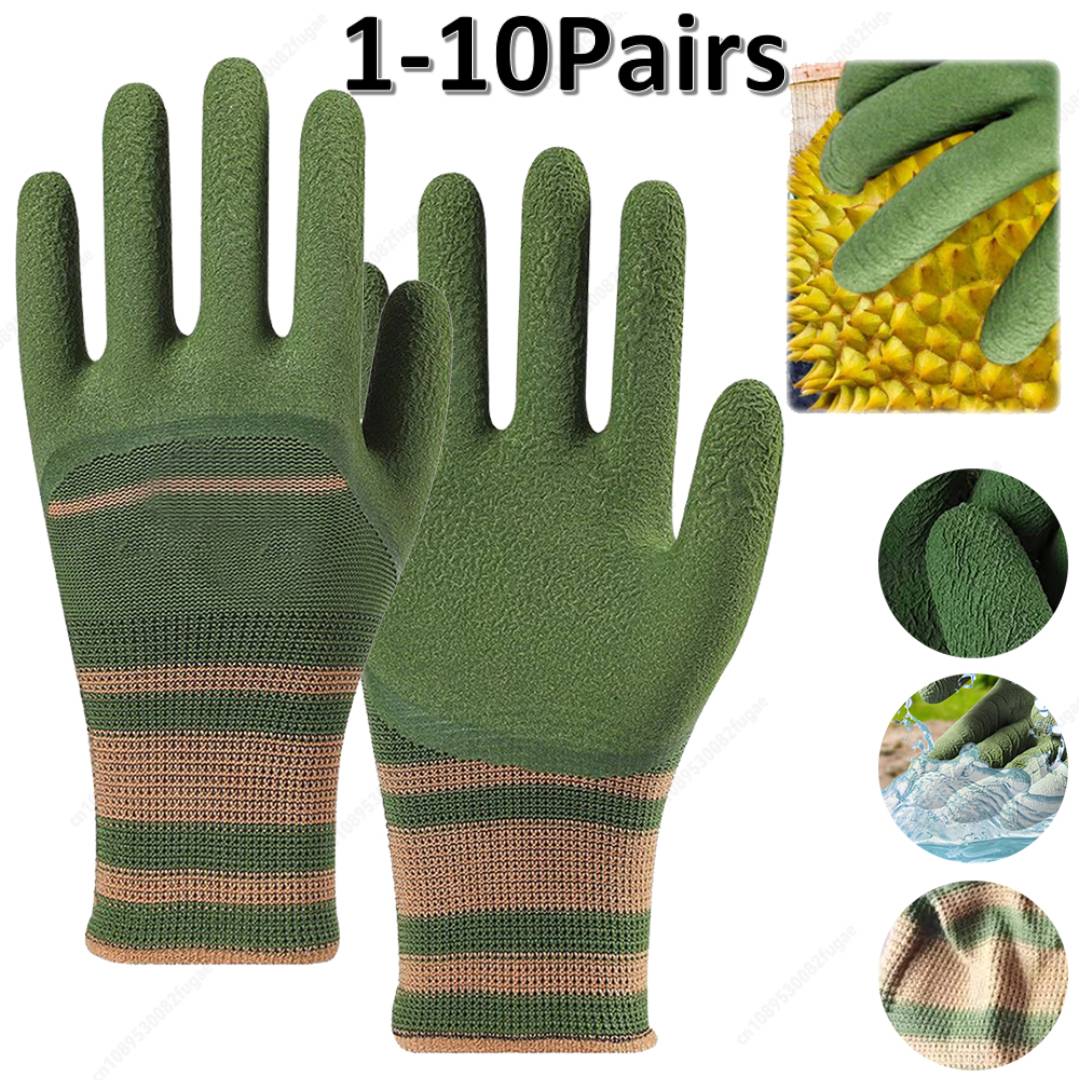 Gardening Glove Waterproof - ユニバーサル園芸手袋とげ防止バラ剪定ガーデングローブ通気性保護手袋防水作業庭手袋