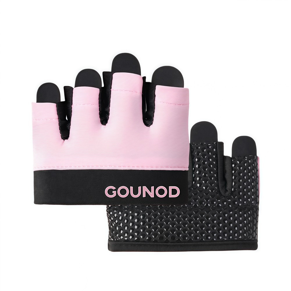 Cut Resistant Glove - ハーフフィンガーサイクリンググローブ 滑り止め 通気性 4本指 ジムグローブ 耐摩耗性