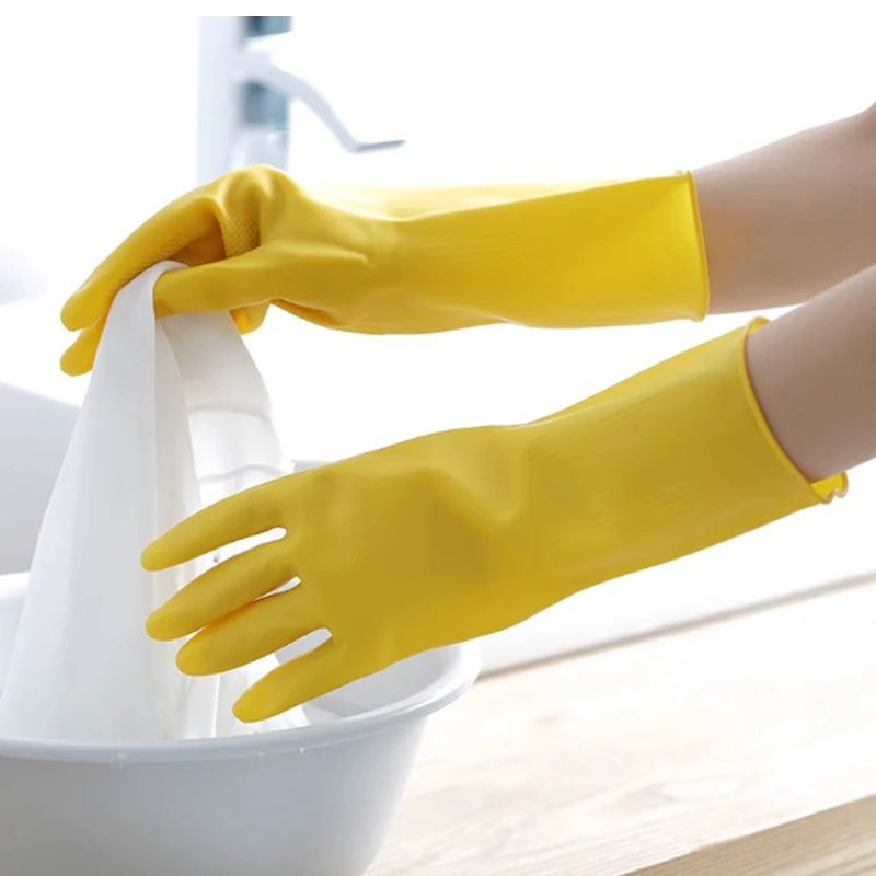 Rubber Glove Cleaning - 1/3/5/10 個ゴム手袋食器洗い防水肥厚牛肉ゴムラテックス労働保護耐摩耗性作業家庭用