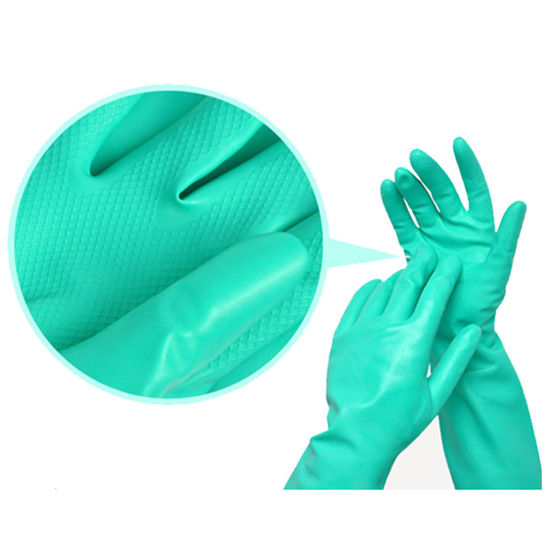 耐衝撃性の耐油性ニトリルハンドプロテクター,耐久性のある弾性 - Nitrile Mechanic Glove のレビューと価格