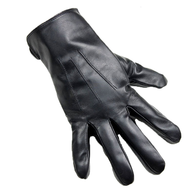 メンズシープスキン手袋ファッションでシンプルな秋のベルベット - Leather Driving Glove のレビューと価格