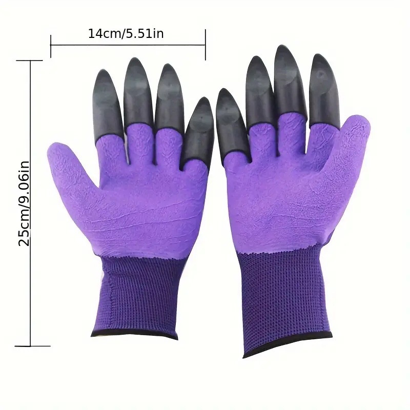 爪付き園芸用手袋 刺し傷に強い 防水 耐摩耗性 草抜き 土掘 - Gardening Glove Waterproof のレビューと価格