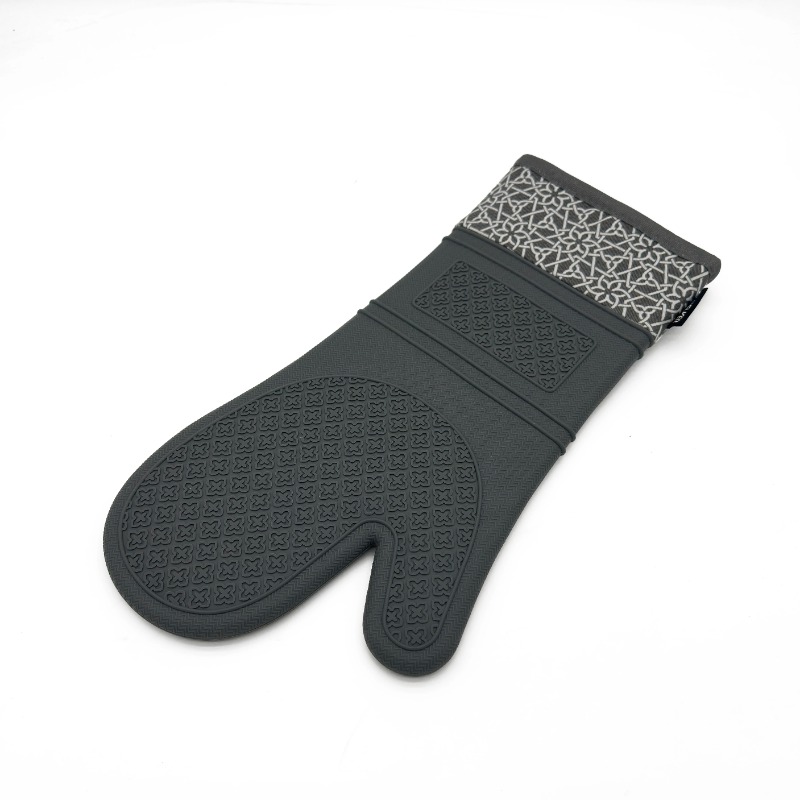 新しいカスタム滑り止めシリコン手袋断熱オーブンミット - Oven Mitt Silicone のレビューと価格