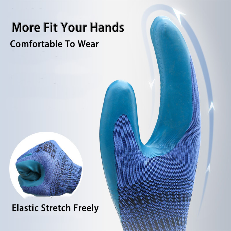 滑り止めの超強力なラテックス手袋,耐摩耗性,庭の修理用,1ペ - Gardening Glove Waterproof のレビューと価格
