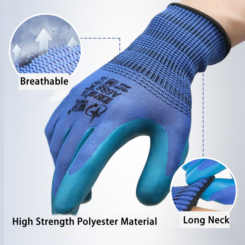 滑り止めの超強力なラテックス手袋,耐摩耗性,庭の修理用,1ペ - Gardening Glove Waterproof のレビューと価格