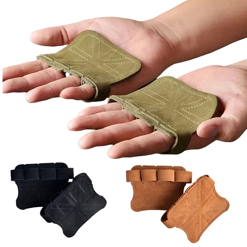 牛革ジムグローブグリップ滑り止めウェイトパワーベルトリフティ - Workout Glove Gym のレビューと価格