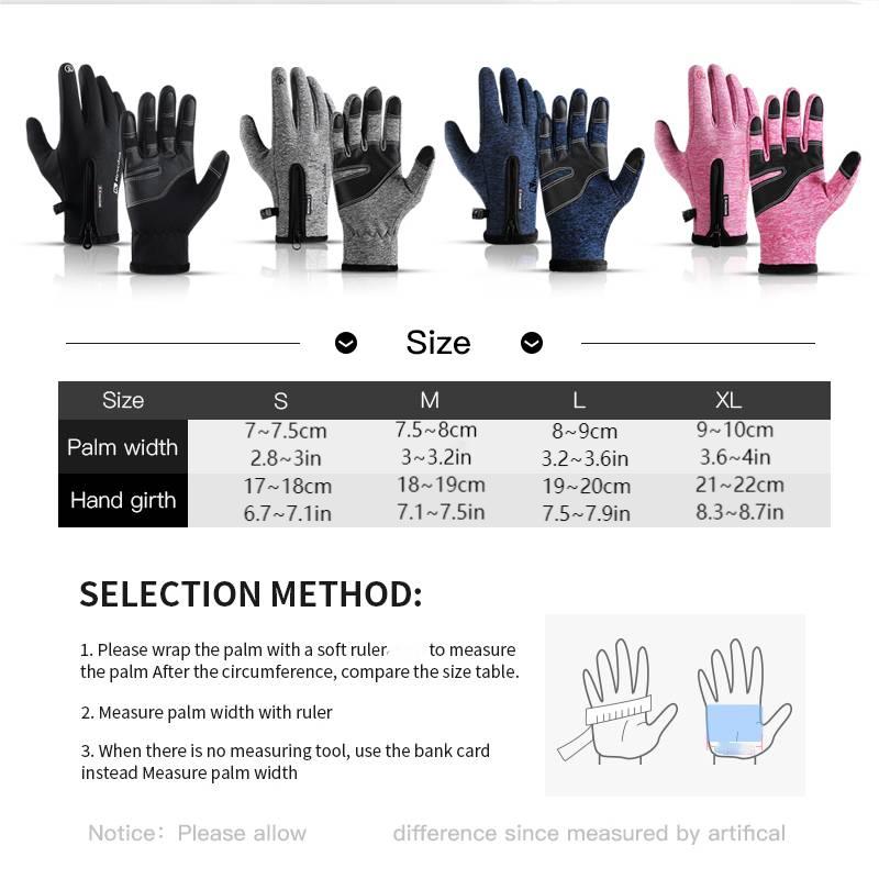ジッパー付き冬用手袋 メンズ レディース用、サーマルタッチス - Gardening Glove Waterproof のレビューと価格