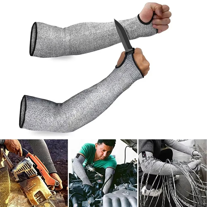 1 個の屋外用耐切創性アームガード繊維織り耐摩耗性通気性作業 - Cut Resistant Glove のレビューと価格