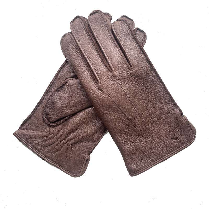 ハイグレード男鹿革革手袋男性本革厚いウール裏地ミトン 202 - Wool Glove Lined のレビューと価格