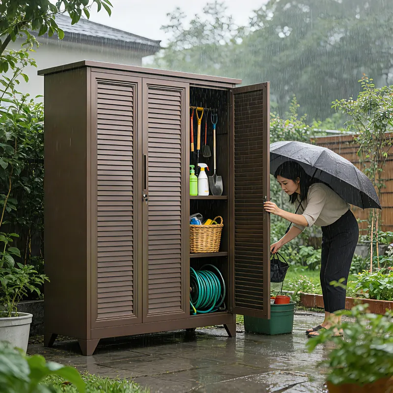 屋外防水収納キャビネット、日除けツールロッカー、別荘庭園中庭 - Gardening Glove Waterproof のレビューと価格