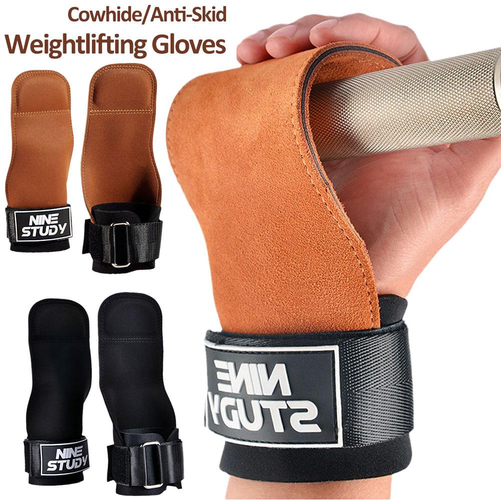 3本指牛革ジムグローブ、ウェイトリフティング、パームグリップ - Workout Glove Gym のレビューと価格