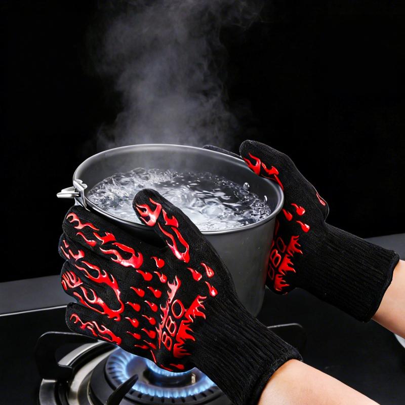 1/2 個ノンスリップシリコーンオーブン手袋バーベキュー手袋 - Oven Mitt Silicone のレビューと価格