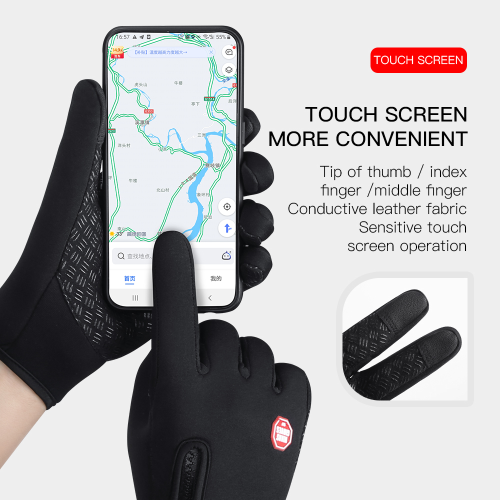 アウトドア用冬用サイクリンググローブ、タッチスクリーン対応バ - Gardening Glove Waterproof のレビューと価格