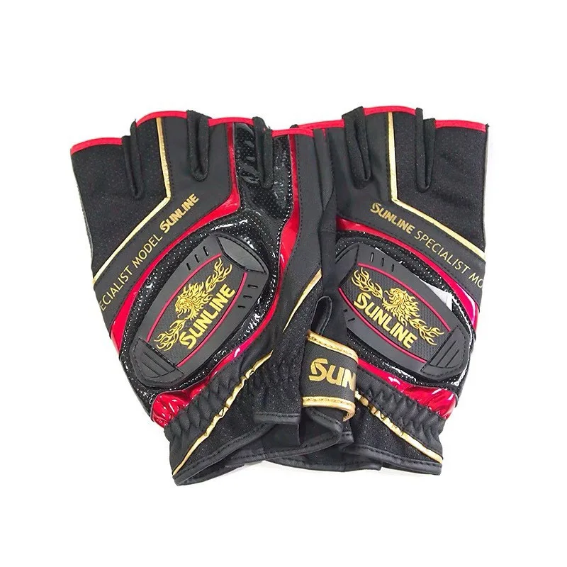 2023 新サンライン男性革アンチスリップ 3/5 ハーフフ - Cut Resistant Glove のレビューと価格