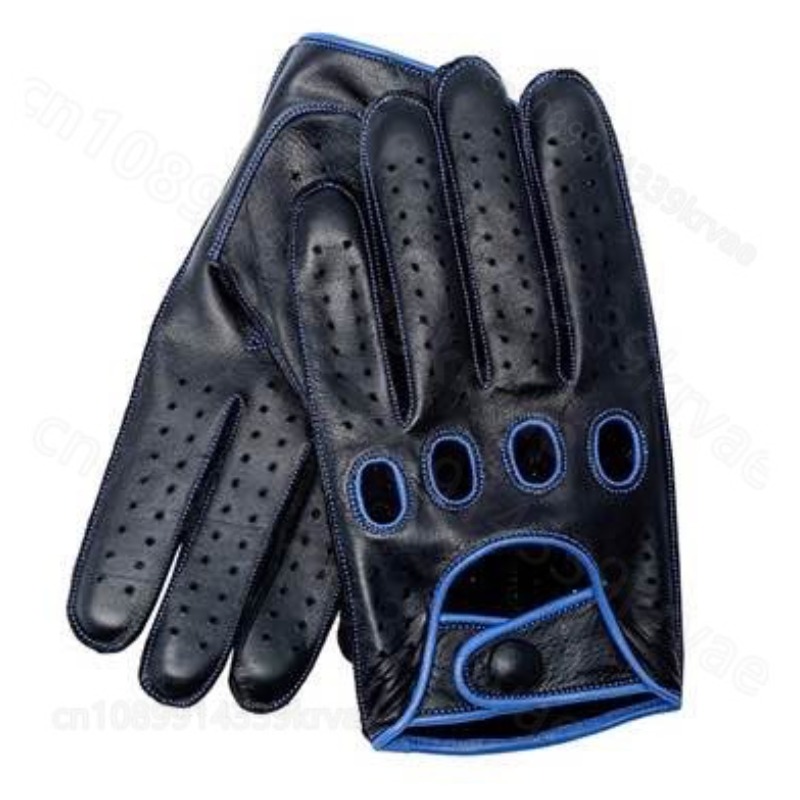 通気性ドライビンググローブメンズグローブ本革オートバイグロー - Leather Driving Glove のレビューと価格
