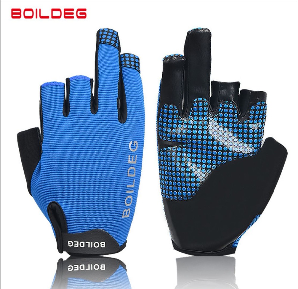 1 ピース Boodun 3 指アンチスキッド釣りグローブ反 - Cut Resistant Glove のレビューと価格