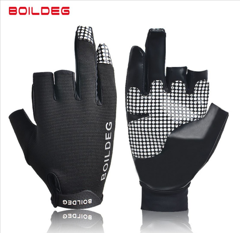 1 ピース Boodun 3 指アンチスキッド釣りグローブ反 - Cut Resistant Glove のレビューと価格