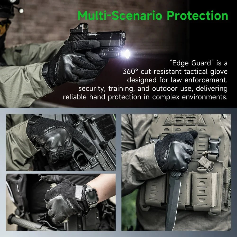 Nextorch エッジガード耐切創タクティカルグローブ - Cut Resistant Glove のレビューと価格