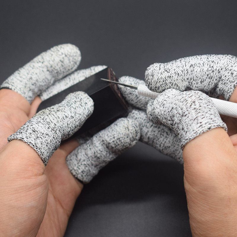 耐切創指カバー、労働保護用園芸耐切創指キャップ、耐摩耗性ピッ - Cut Resistant Glove のレビューと価格